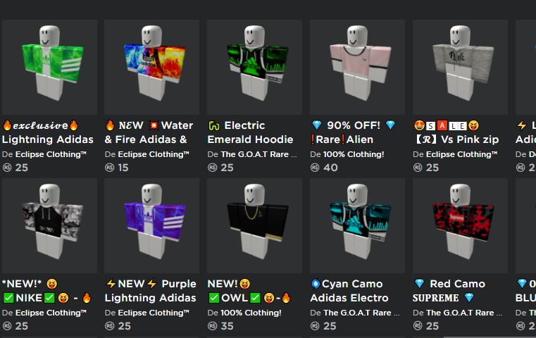 ropa - Roblox